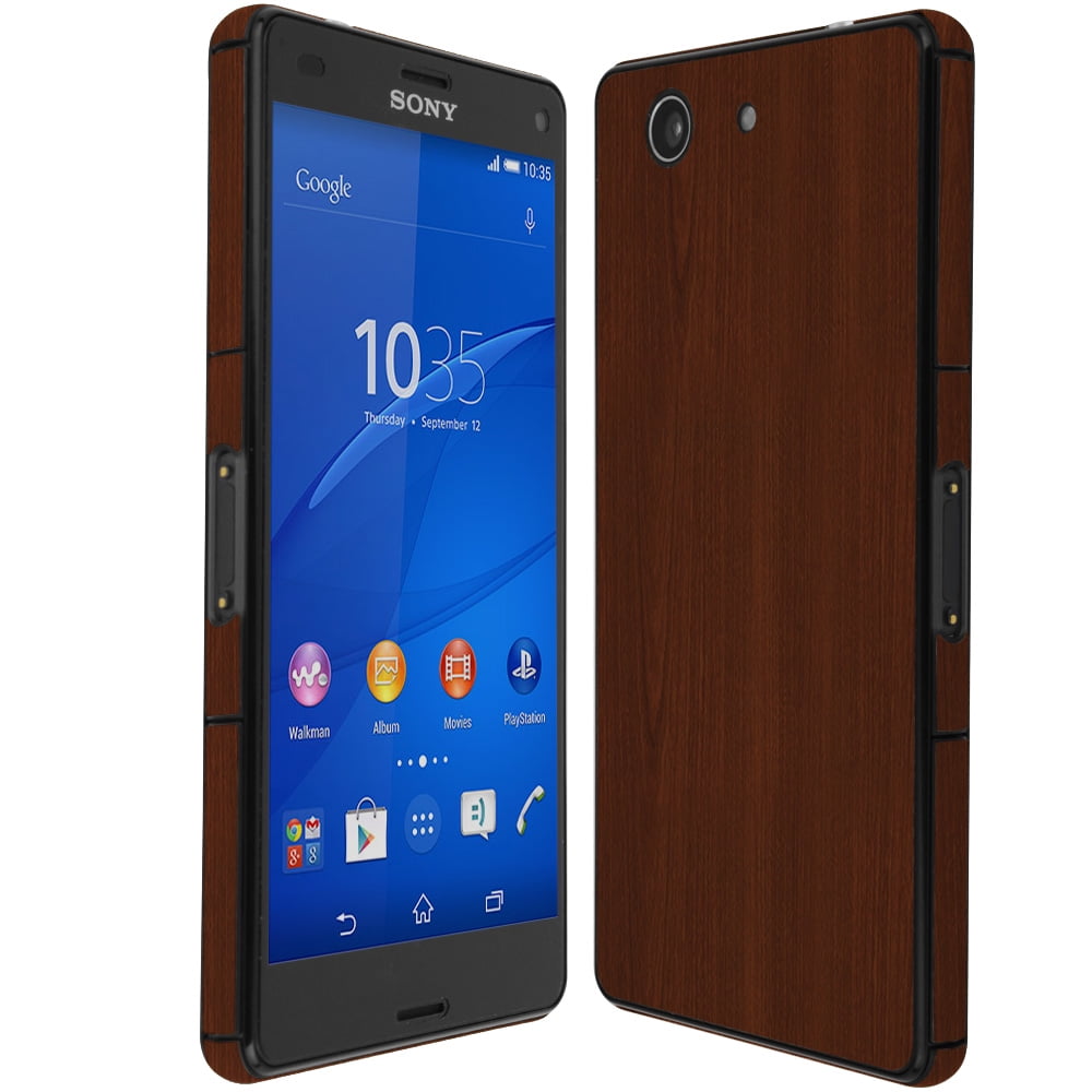 Skinomi Dark Wood Tech Skin+Screen Protector for Sony Xperia Z3 Tablet Compact